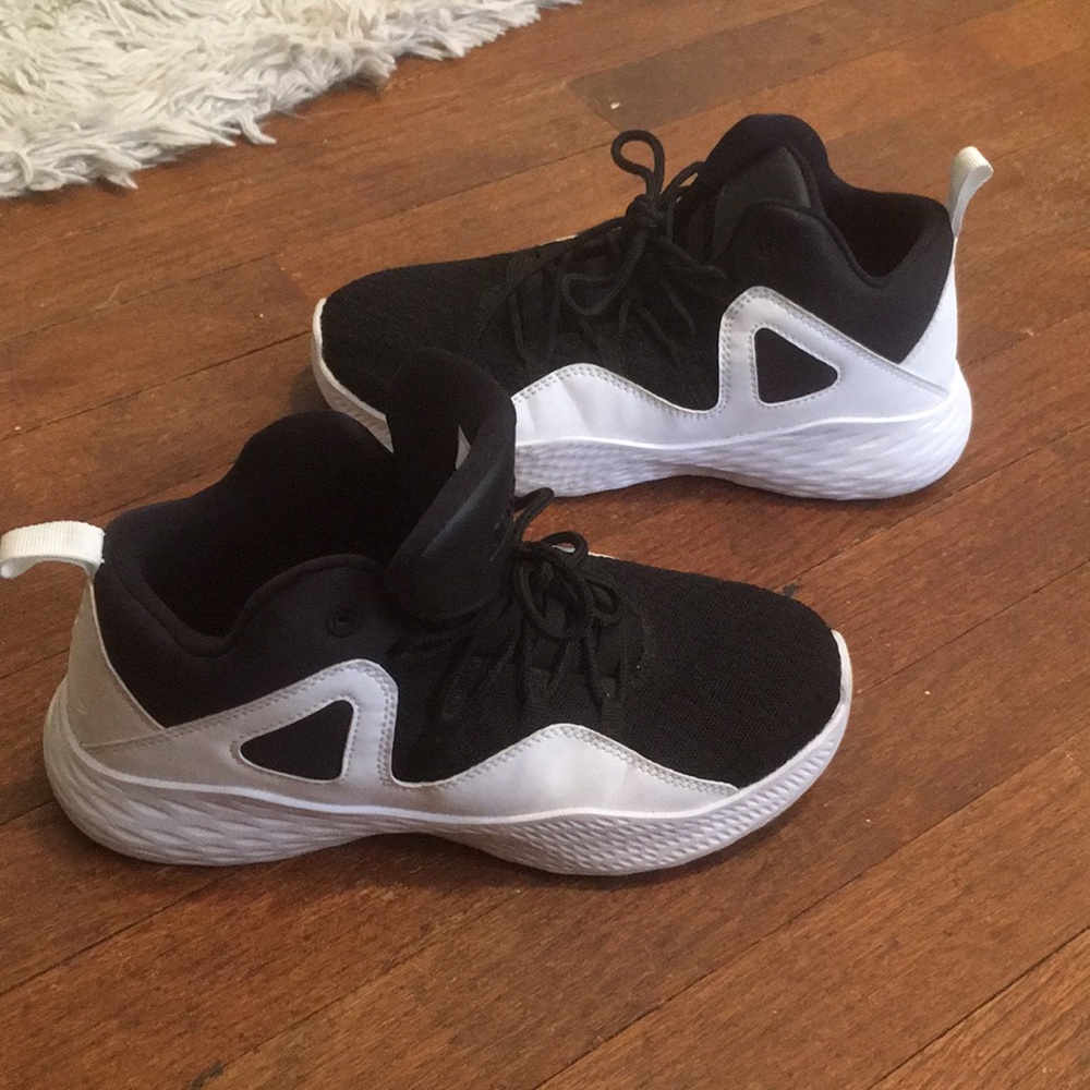 Black & White Jordan Sneakers